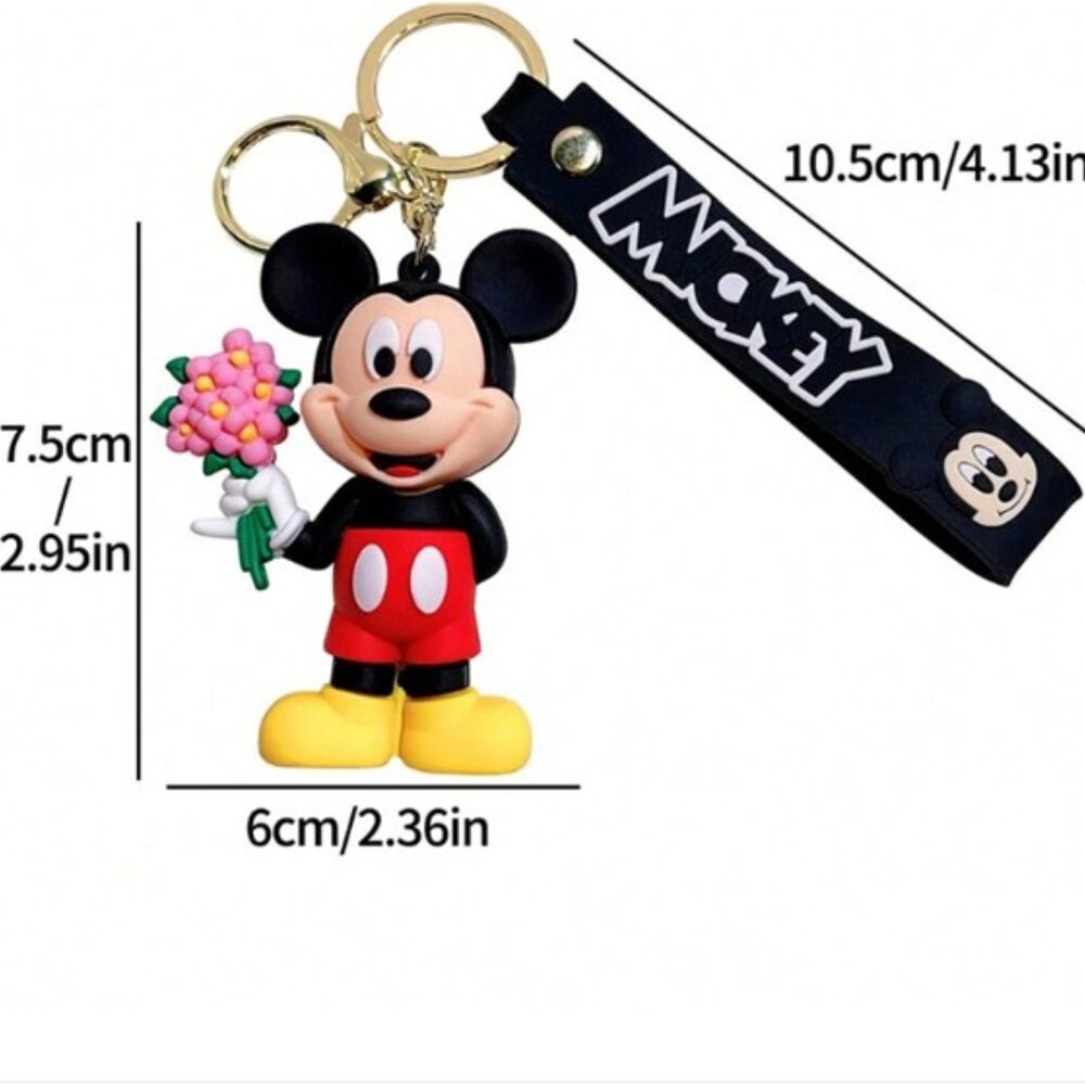 DISNEY Minnie‎ Mouse Keychain Key Fob (BRAND-NEW & SO CUTE!) - Picture 2 of 3